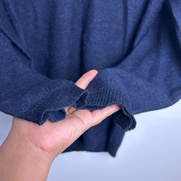 Smartwool Navy Blue 100% Merino Wool Sweatshirt Zip Men’s Size S minimalist - Picture 7 of 14